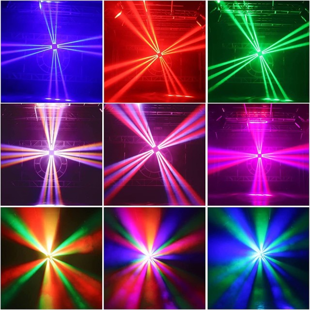 12LED RGBW Moving head light with laser