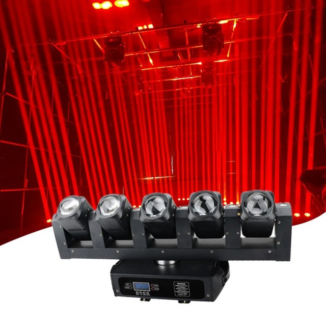 5Eyes Moving Head Light with strobe effect