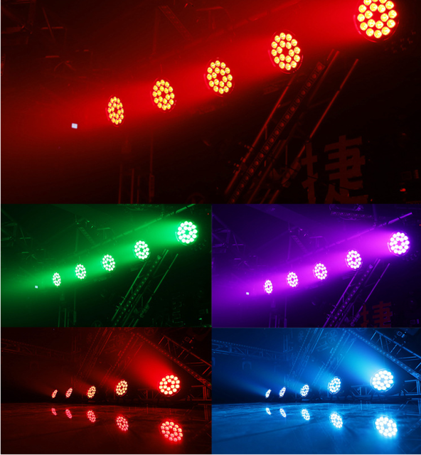 LED PAR LIGHT RGBW 4IN1 12W*18 IP65