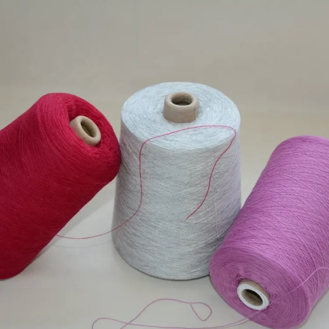 Blended  Wool Viscose Nylon Cashmere  Top Dyed Yarn Ring Spun Factory Wholesale