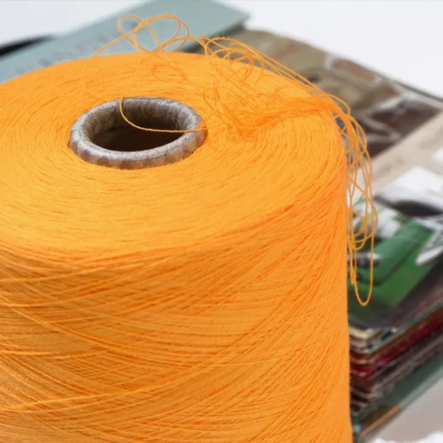 Blended 95%Cotton 5%Cashmere  Dyed Yarn Ring Spun Factory Wholesale