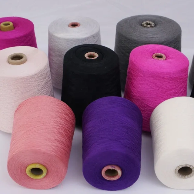 Blended  Bamboo Cotton Top Dyed Yarn Ring Spun Factory Wholesale