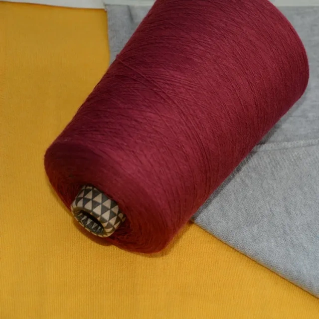 Blended Viscose Cotton Silk Top Dyed Yarn Ring Spun Factory Wholesale