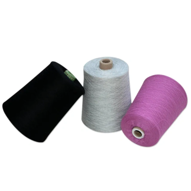 Factory Free Sample 16-60nm Merino Wool Yarn Dyed Cone Blended Cashmere Wool Yarn For Sweater Knitting Yarn