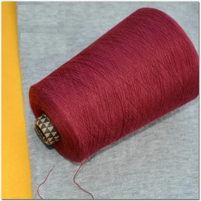Hot Sale 48NM/2 65%Viscose 35%Nylon Blended Dyed Yarn