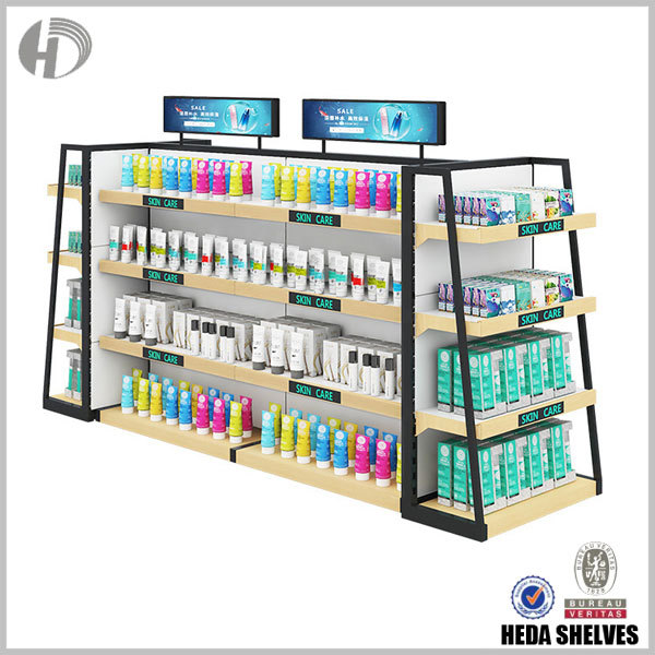 4 Layers Convenience Store Shelves For Cosmetic Goods
