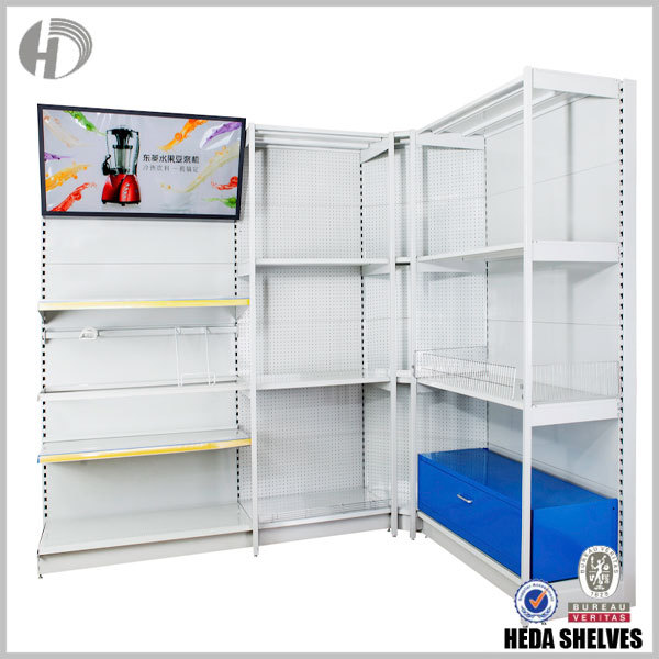 Multifunctional Combination Wall Shelving Fixtures for Retail Stores