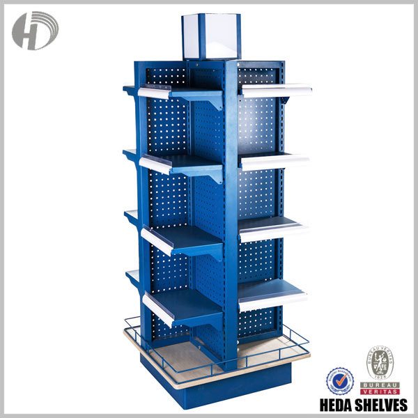4-sided Steel Display Stand for Retail Store