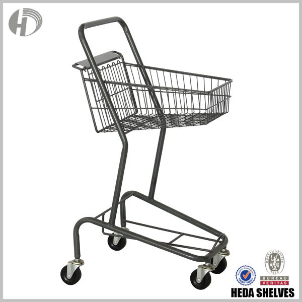 Double-layer Supermarket Grocery Cart - Type A
