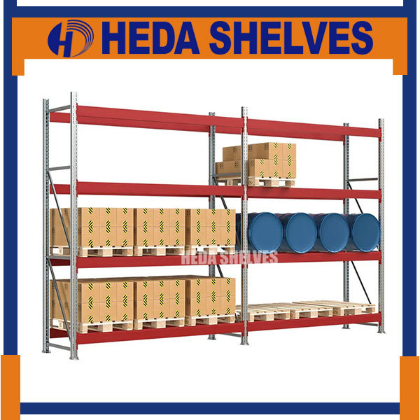 Customized Red Selective Pallet Racking System