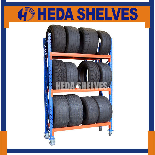 Tire Storage Rack with Wheels