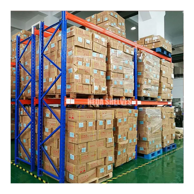 Heavy Duty Steel Pallet Metal Racks For Warehouse Storage Solution