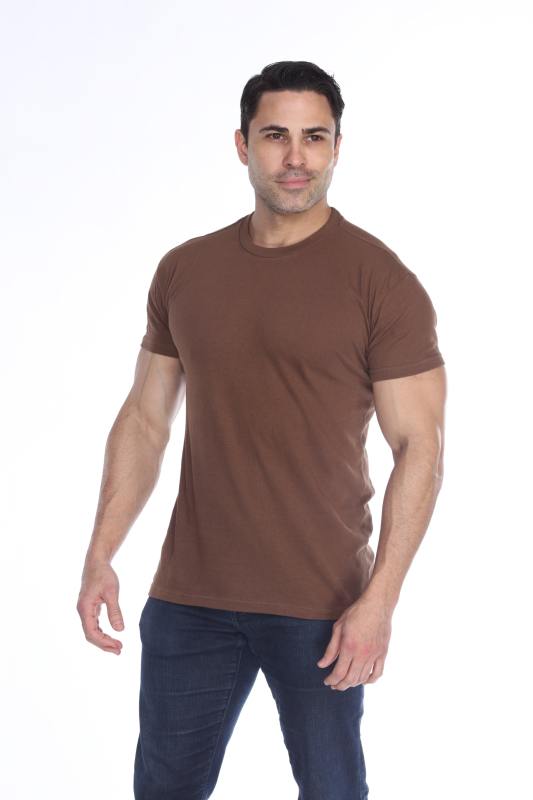 4600 Men's Slim Fit Short Sleeve Crew Neck Tee