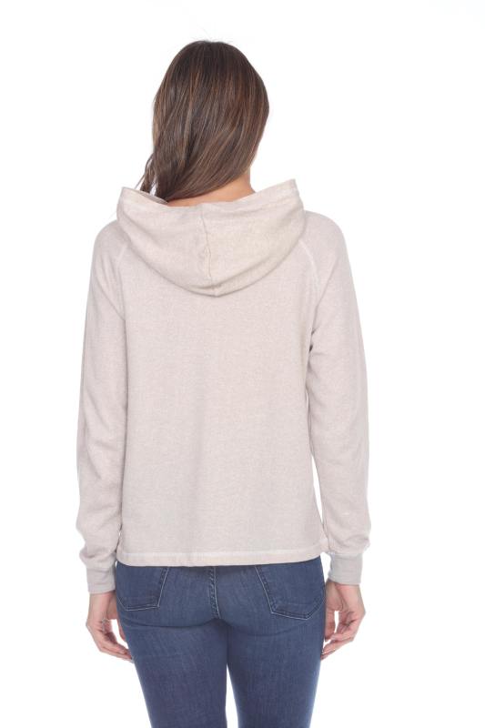 8906 Junior's French Terry Boxy Hoodie Pullover