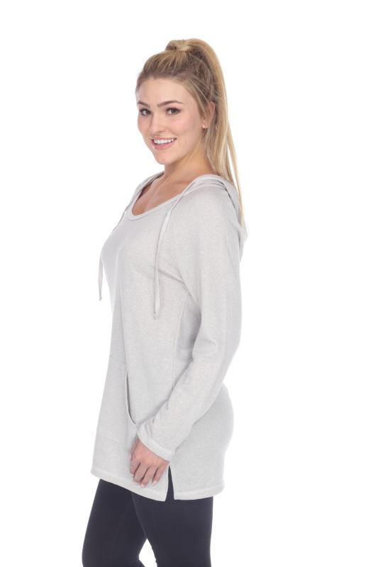 8905 Junior's French Terry Tunic Pullover Hoodie