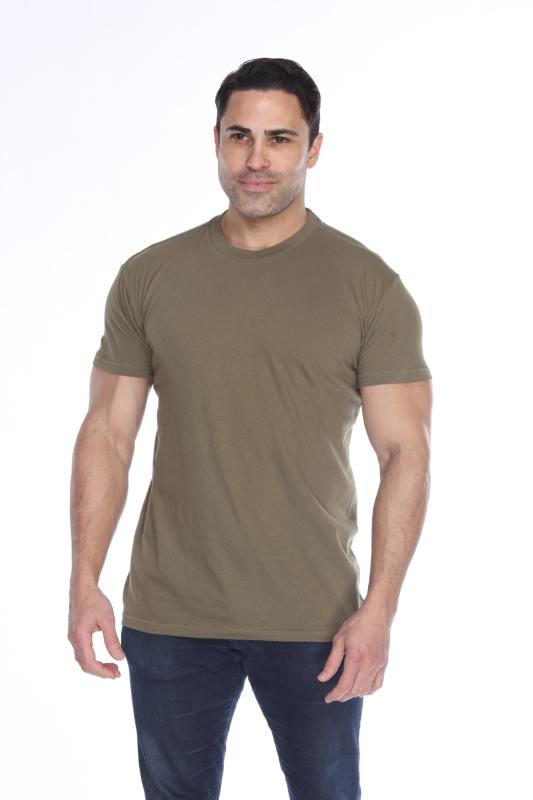 4600 Men's Slim Fit Short Sleeve Crew Neck Tee