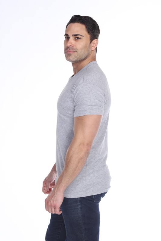 4600 Men's Slim Fit Short Sleeve Crew Neck Tee