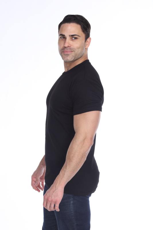 4600 Men's Slim Fit Short Sleeve Crew Neck Tee