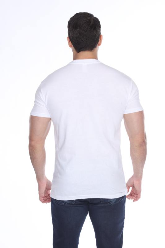 4600 Men's Slim Fit Short Sleeve Crew Neck Tee