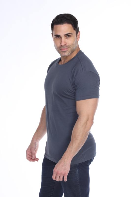 4600 Men's Slim Fit Short Sleeve Crew Neck Tee