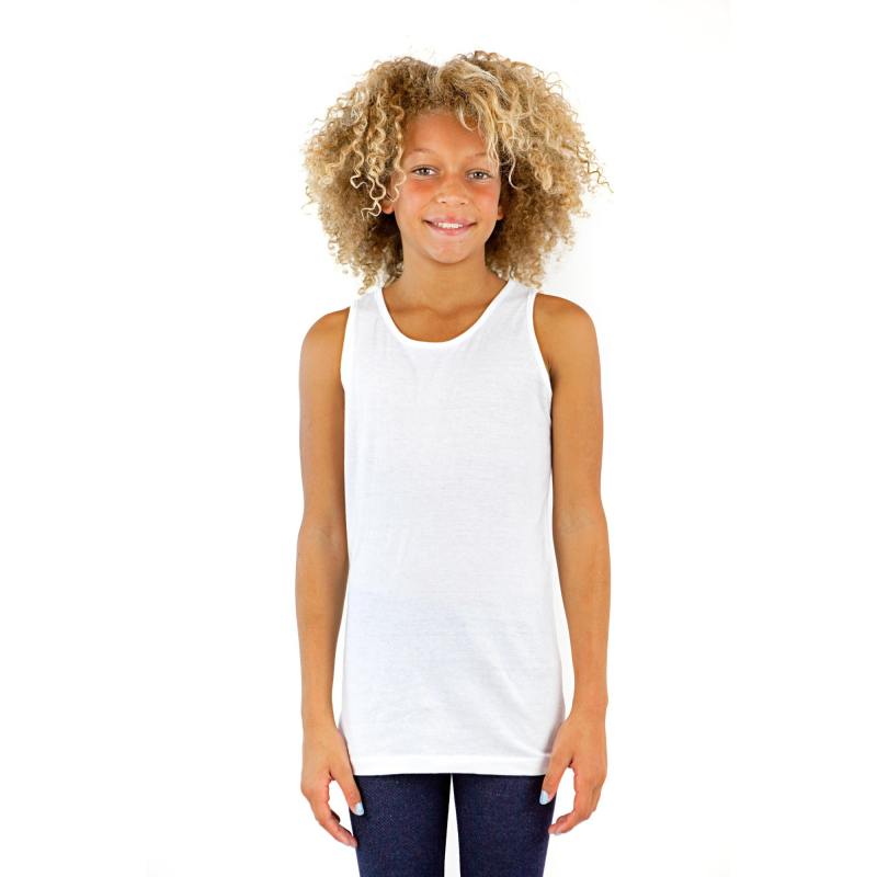 9000 Girls Basic Cotton Jersey Tank