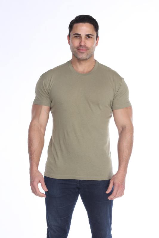 4600 Men's Slim Fit Short Sleeve Crew Neck Tee