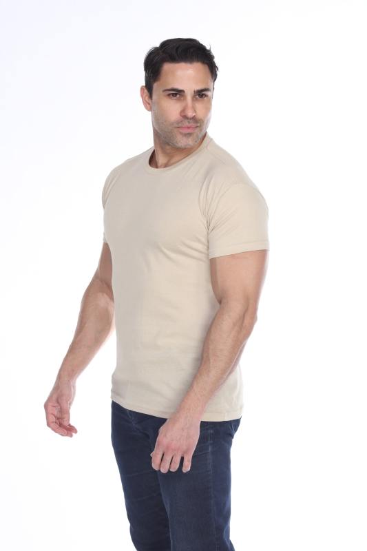 4600 Men's Slim Fit Short Sleeve Crew Neck Tee