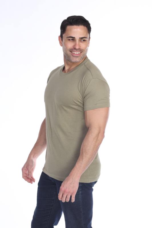 4600 Men's Slim Fit Short Sleeve Crew Neck Tee