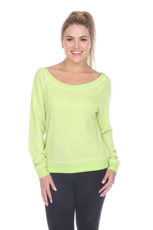 8904 Junior's French Terry Long Sleeve Pullover