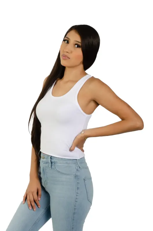 2013 Juniors Scoop Neck Crop Tank