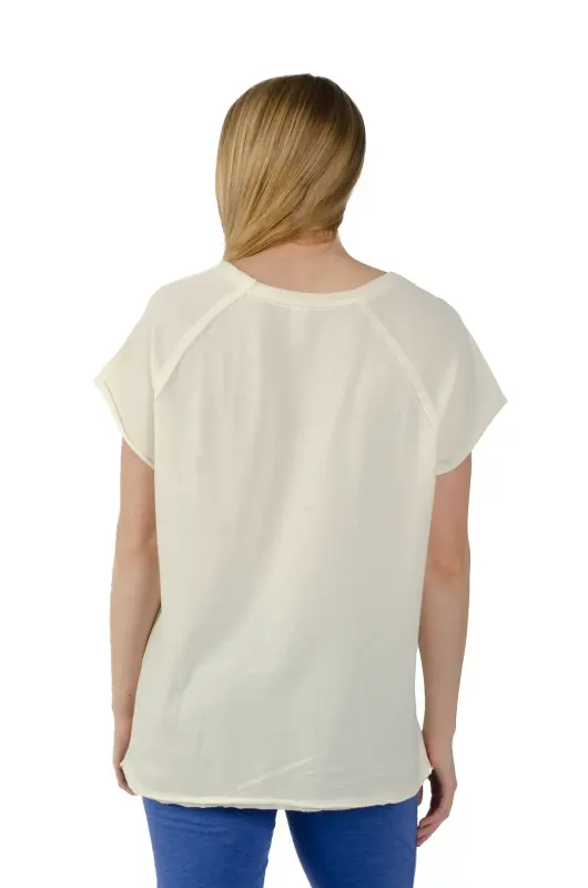 4007 Flowy Raglan Short Sleeve Tee