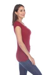 5001 Junior's Cap Sleeve Scoop Neck Tee