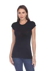 6050 Juniors Cap Sleeve Cotton Slub Tee