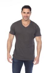 4601 Men's Slim FIt Short Sleeve V-Neck Tee
