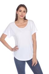 3905 Junior's Bamboo Blend Curve Hem Dolman