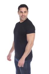3600 Men's Short Sleeve CVC Blended Crew Neck Tee