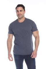 6550 Men's Short Sleeve Cotton Slub Tee