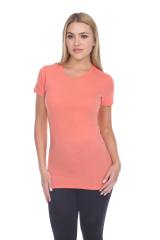 3900 Junior's Bamboo Blend Short Sleeve Crew Neck Tee