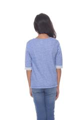 8908 Girls Cuffed 3/4 Sleeve Pullover