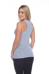 2004 Junior's Poly Linen Blend Racerback Tank