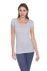 5001 Junior's Cap Sleeve Scoop Neck Tee
