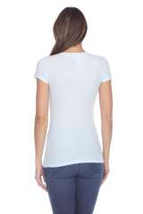 5003 Juniors Cap Sleeve "Tear Drop" V-Neck Tee