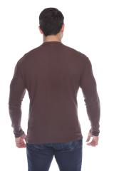 6600 Men's Long Sleeve Waffle Thermal Crew Neck Tee