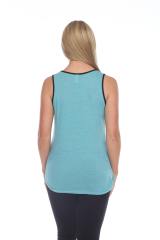 1207 Junior's Curve Hem Nub Ringer Tank