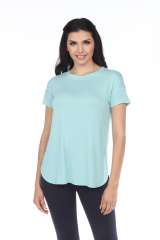 7250 Ladies Fancy Curved Side Short Sleeve Tee