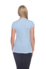 3000 Junior's Cap Sleeve CVC Blended Crew Neck Tee
