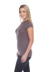 3000 Junior's Cap Sleeve CVC Blended Crew Neck Tee