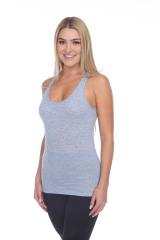 2004 Junior's Poly Linen Blend Racerback Tank