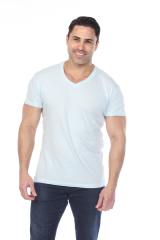 4601 Men's Slim FIt Short Sleeve V-Neck Tee