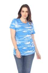 4002C Junior Camo Print Essentials Loose Body Tee